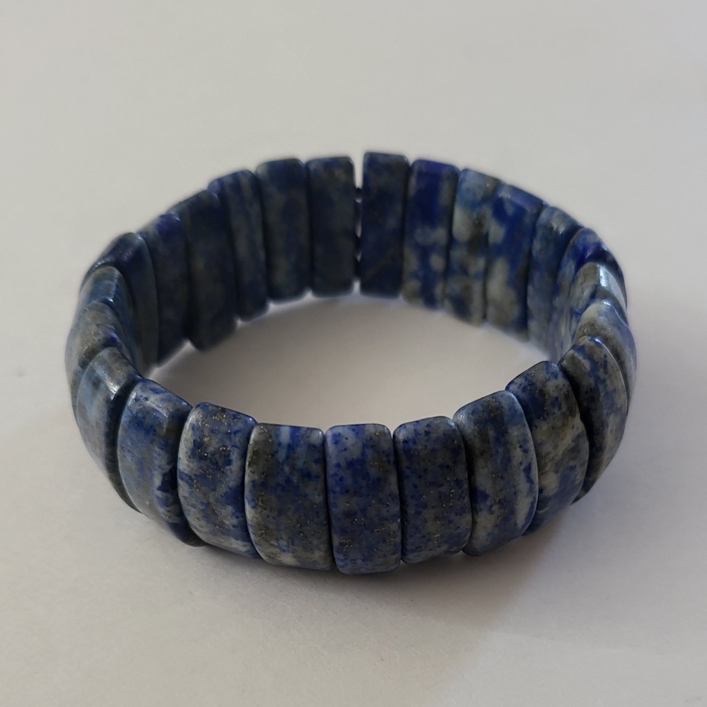 Lapis Lazuli Chunky Stretch Bracelet